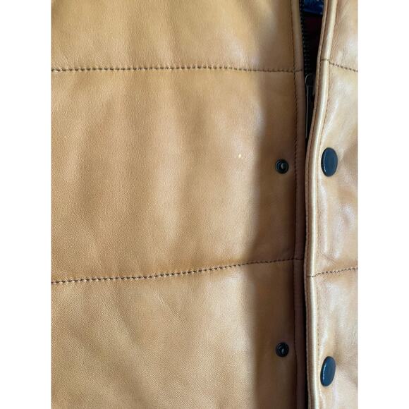 Chevignon mens down filled leather vest - Picture 8 of 9